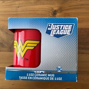 WONDER WOMAN Justice League Coffee Tea Mug Includes Original Box Super Hero